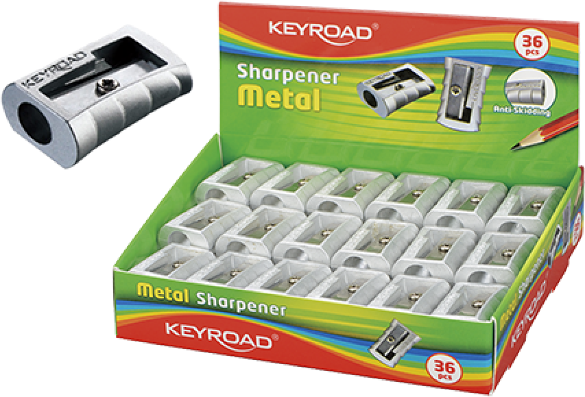 Ořezávátko Keyroad Metal Stříbrné 302932 (900x800), Png Download