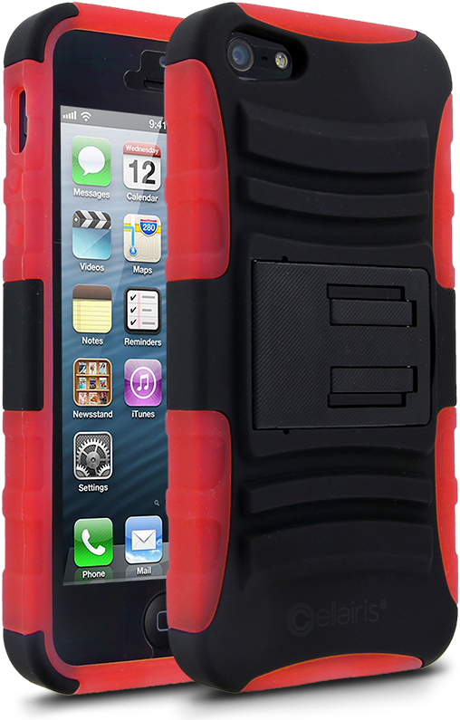 Cellairis Militia Series - Apple Iphone 5s - 16 Gb - Space Grey - Unlocked (800x800), Png Download