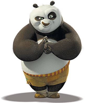Download 2d/3d Animation - Animated Kung Fu Panda PNG Image with No  Background 