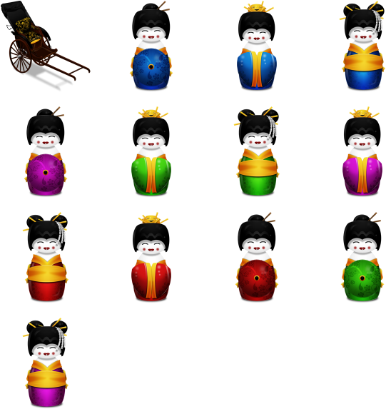 Search - Geisha Icon (592x592), Png Download