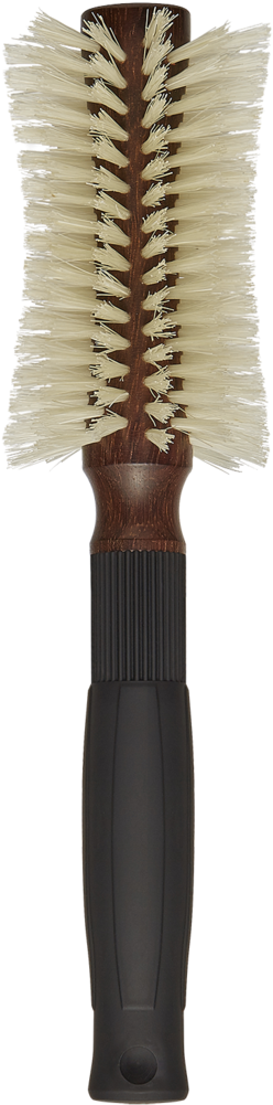 Pre Curved Blowdry Hairbrush 12 Rows 100% Natural Boar - Christophe Robin Special Blow Dry Hair Brush (12 Rows) (271x1024), Png Download