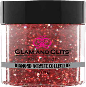 Diamond Acrylic - Dac55 Geisha - Glam Glits Acrylic Powder 1 Oz (400x400), Png Download