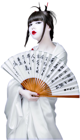Japanese Mythology, Amaterasu, Japanese Fashion, Japanese - Beautiful Japan Goddess Real (344x500), Png Download