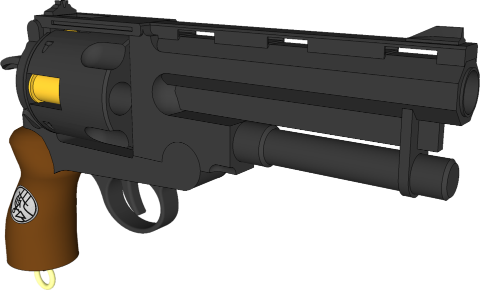 Hellboy 3d Good Samaritan Gun (960x581), Png Download