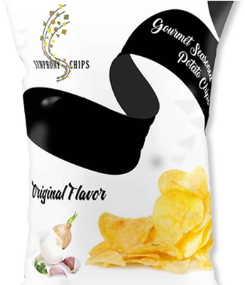 All Natural Gourmet Seasoned Potato Chips - Potato Chip (400x400), Png Download