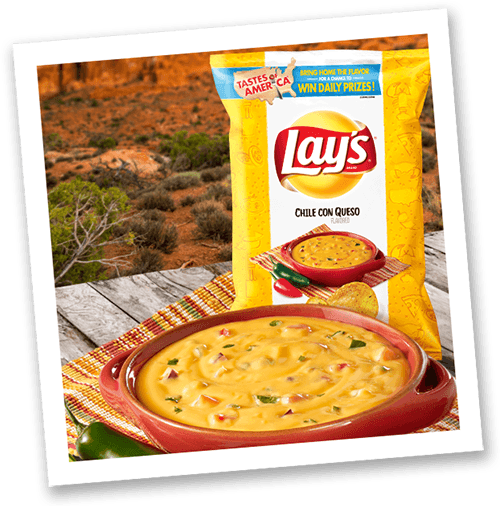 Chile Con Queso - Lay's Potato Chips, Wavy Mango Salsa - 7.75 Oz Bag (500x506), Png Download