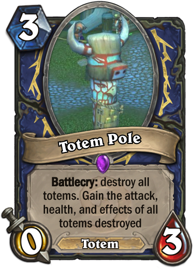Stack All Your Totems On Each Other - Hearthstone Mech C Thun (400x543), Png Download