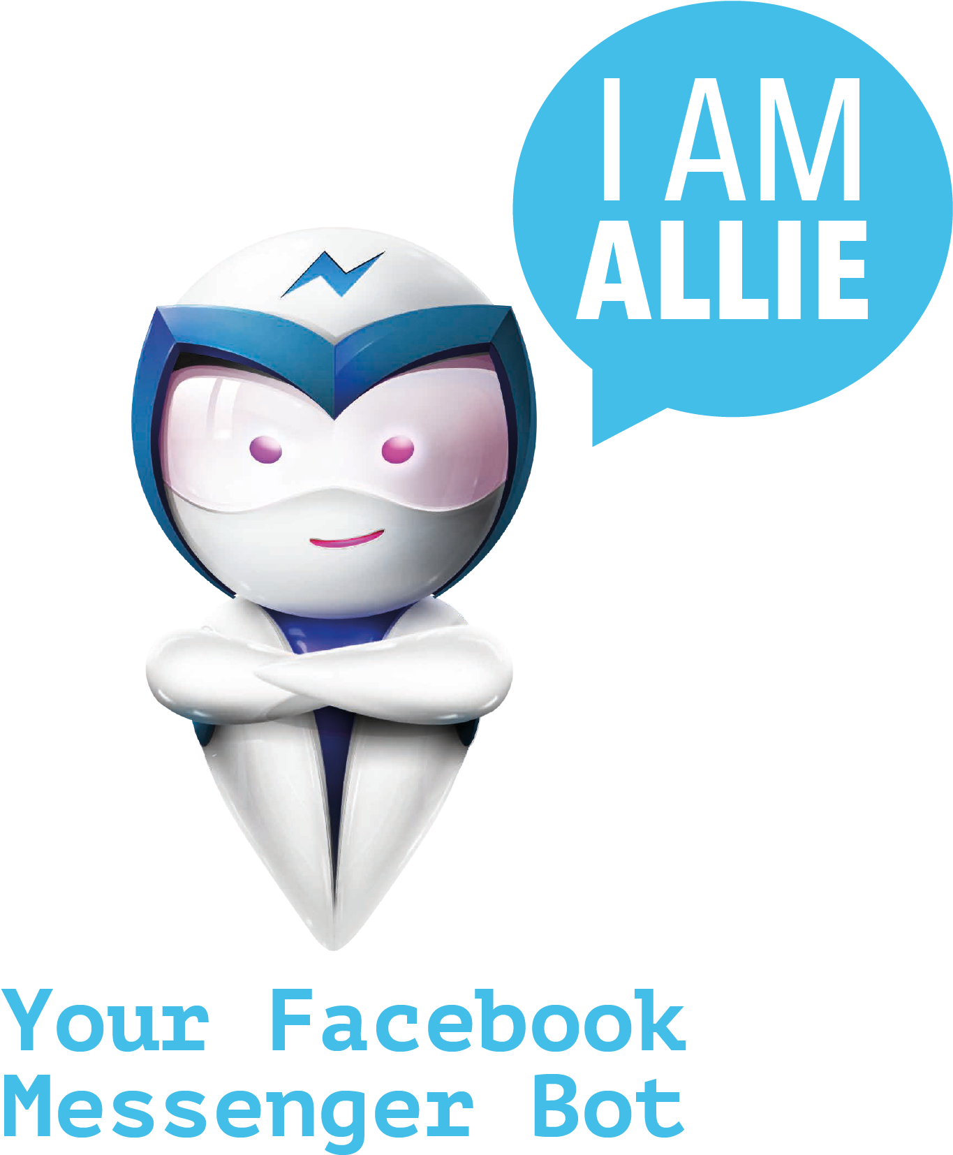 What Is Facebook Messenger Bot - Cartoon (5333x2083), Png Download