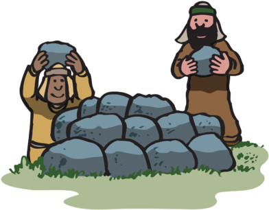 Build Cliparts - Building An Altar (400x310), Png Download
