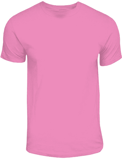 Ladies Plain T Shirt Source - Pink Plain T Shirt Png (600x600), Png Download