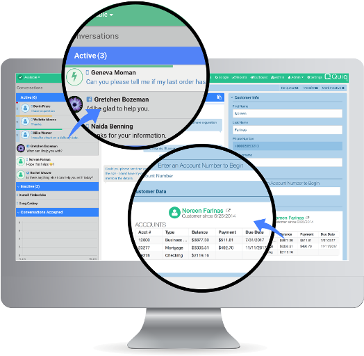 Facebook Messenger Makes It Easy To Connect With Your - Web Page (535x800), Png Download