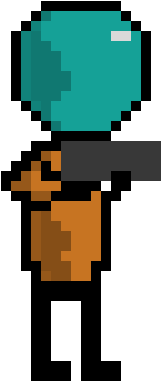 Space Soldier - Pixel Staff (360x480), Png Download