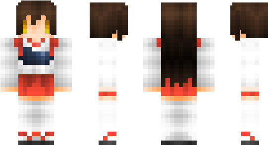 Minecraft Skin Chloegracemoretz - Graphic Design (600x348), Png Download