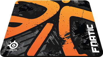 Steelseries Qck Fnatic Asphalt Edition - Steelseries Qck Fnatic (370x450), Png Download