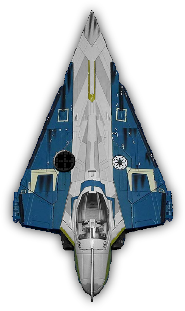 Free Download Dundjinni Star Wars Clipart Star Wars - Blue Star Wars Ships (750x1275), Png Download