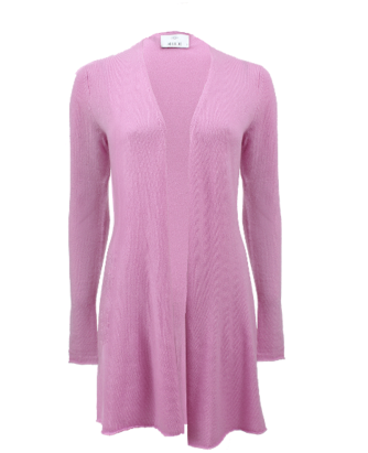 Chloë Grace Moretz Allude Long Open Drape Cardigan - If I Stay (357x454), Png Download