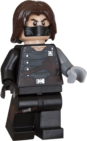 Over In The Uk, The Winter Solider Minifig Polybag - Lego Marvel Super Heroes Bucky (312x480), Png Download