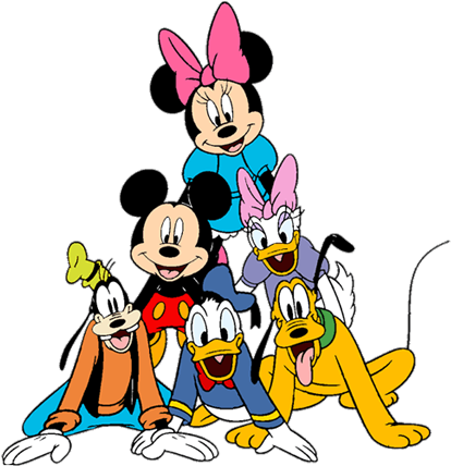 Mickey Mouse And Friends Png Images - Mickey Mouse And Friends Png (416x436), Png Download