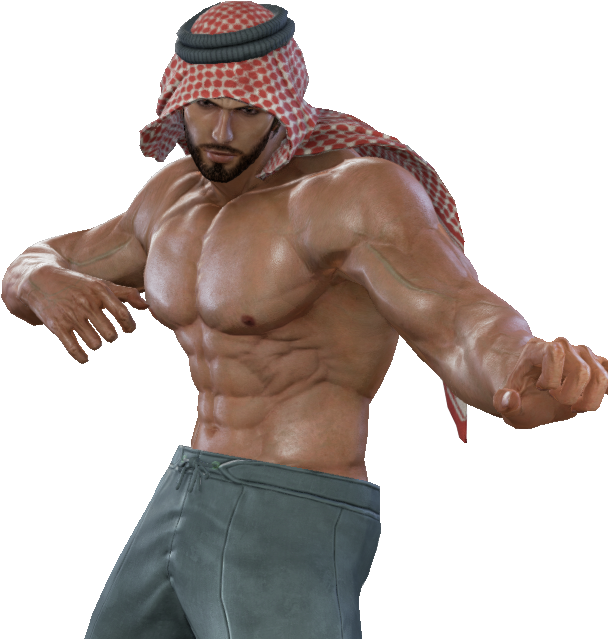 Remember When The Characters Actually Had Varying Physiques - Tekken 7 Shaheen Nude (640x640), Png Download