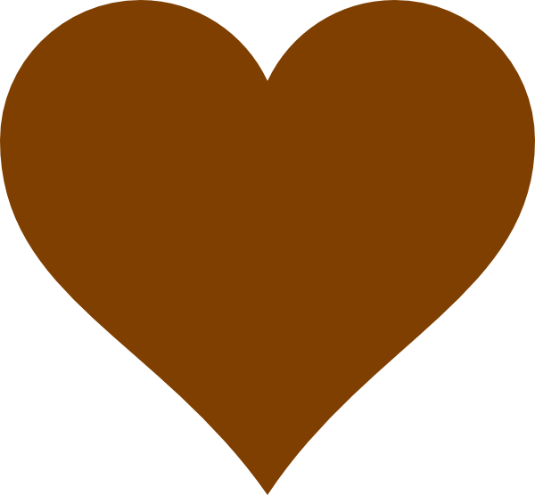 The Gallery For > Melted Chocolate Background Png - Chocolate Heart Vector (600x556), Png Download