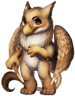 14 7 Lion - Griffin Furvilla (319x400), Png Download
