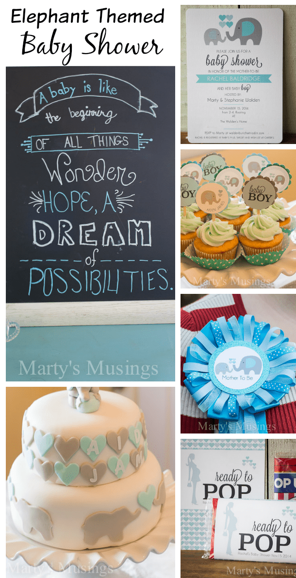 With Tips And Tricks On Throwing A Diy Elephant Themed - Baby Shower Food Names Elephant Theme (620x1200), Png Download