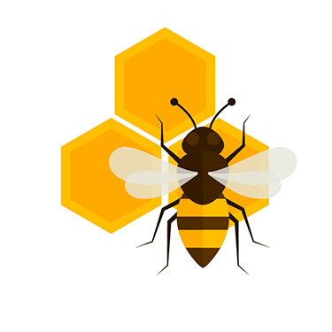 The Bees Do All The Hard Work Pollenating The Plants - Honeybee (400x400), Png Download