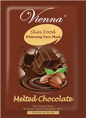 Vienna Skin Food Whitening Face Mask Melted Chocolate - Valentines (433x433), Png Download