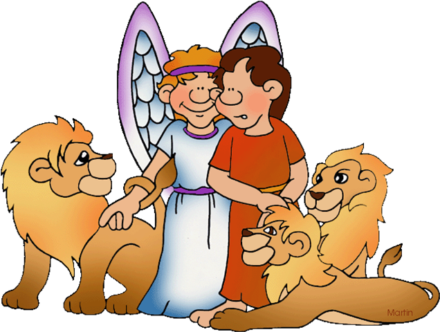 Daniel Lion - Daniel In The Lions Den Clipart (659x506), Png Download
