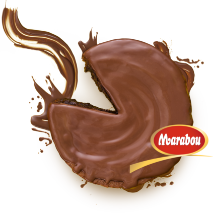 Mud Cake With Marabou Milkchocolate - Marabou Swedish Milk Chocolate Bar (423x423), Png Download