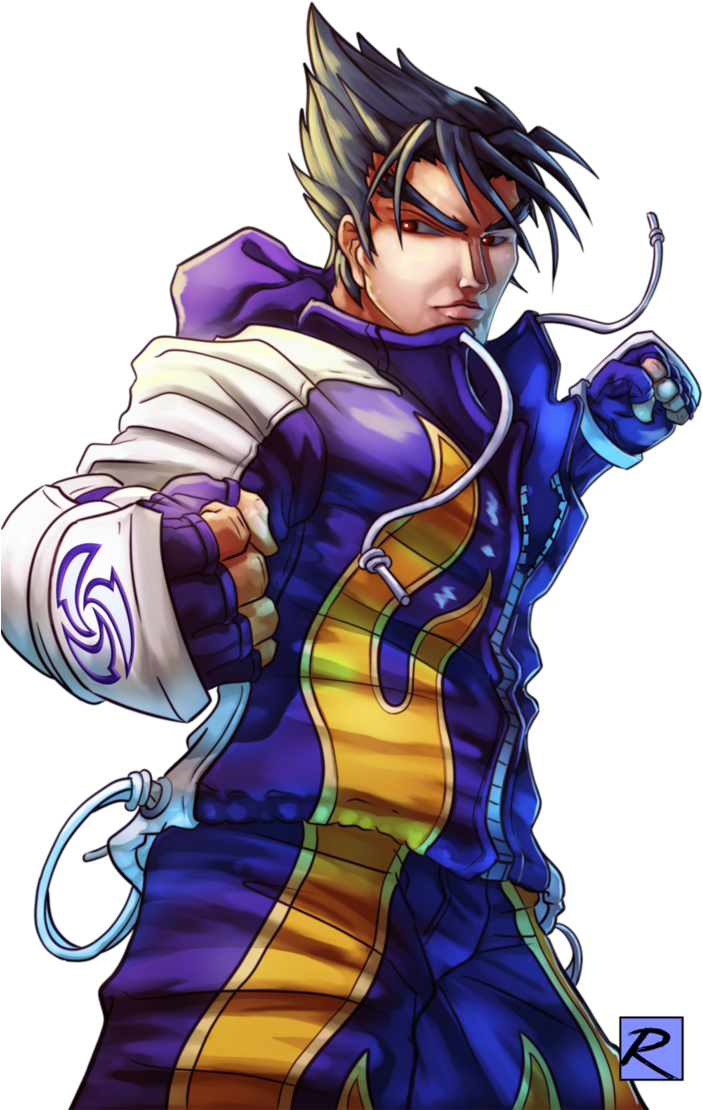 No Background By Digitalninja - Jin Kazama Tekken 4 Fanart (719x1112), Png Download