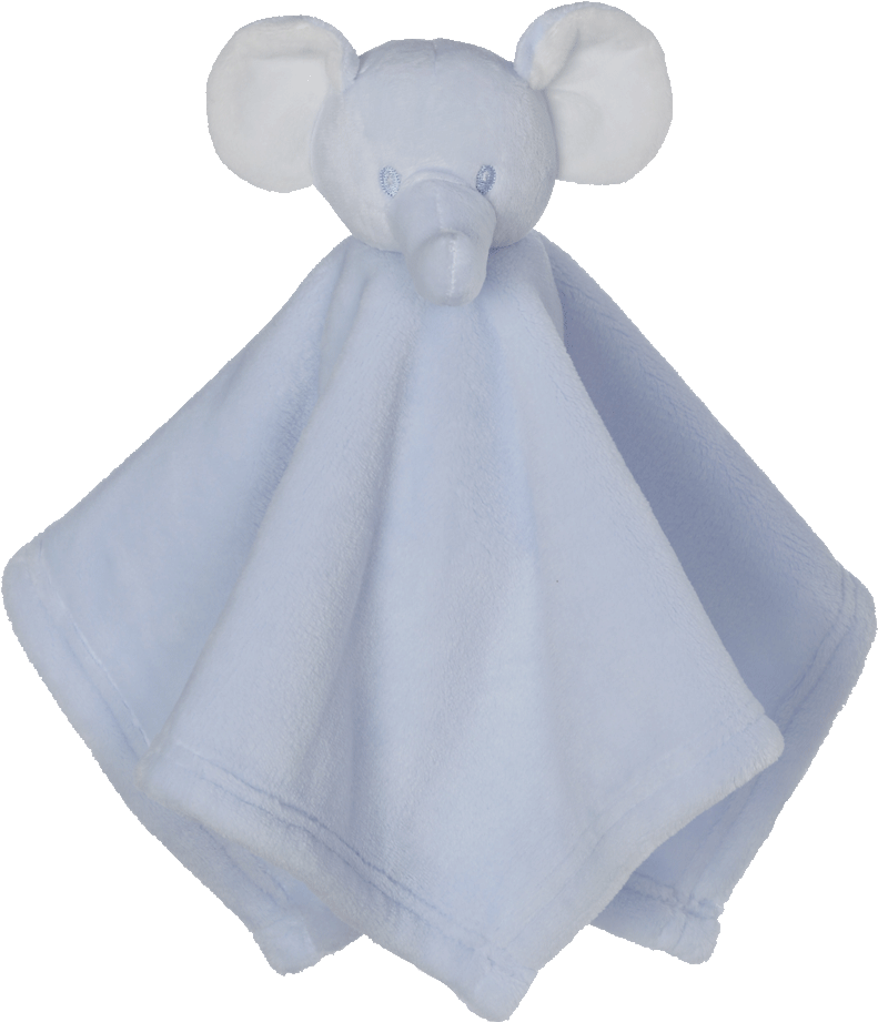 Mini Blankey Blue Elephant (1000x1000), Png Download