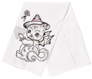 Kitten Teapot Dish Towel - Towel (320x426), Png Download