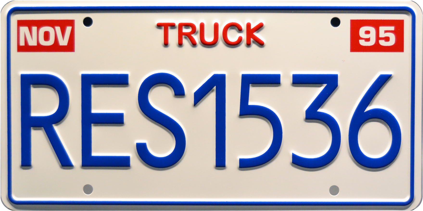 Res1536 Prop Plate Movie Memorabilia From Toy Story - Pizza Planet Truck License Plate (2048x1170), Png Download
