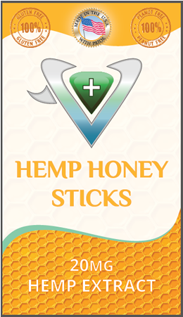 Hemp Honey Sticks 20mg - Honey (600x500), Png Download