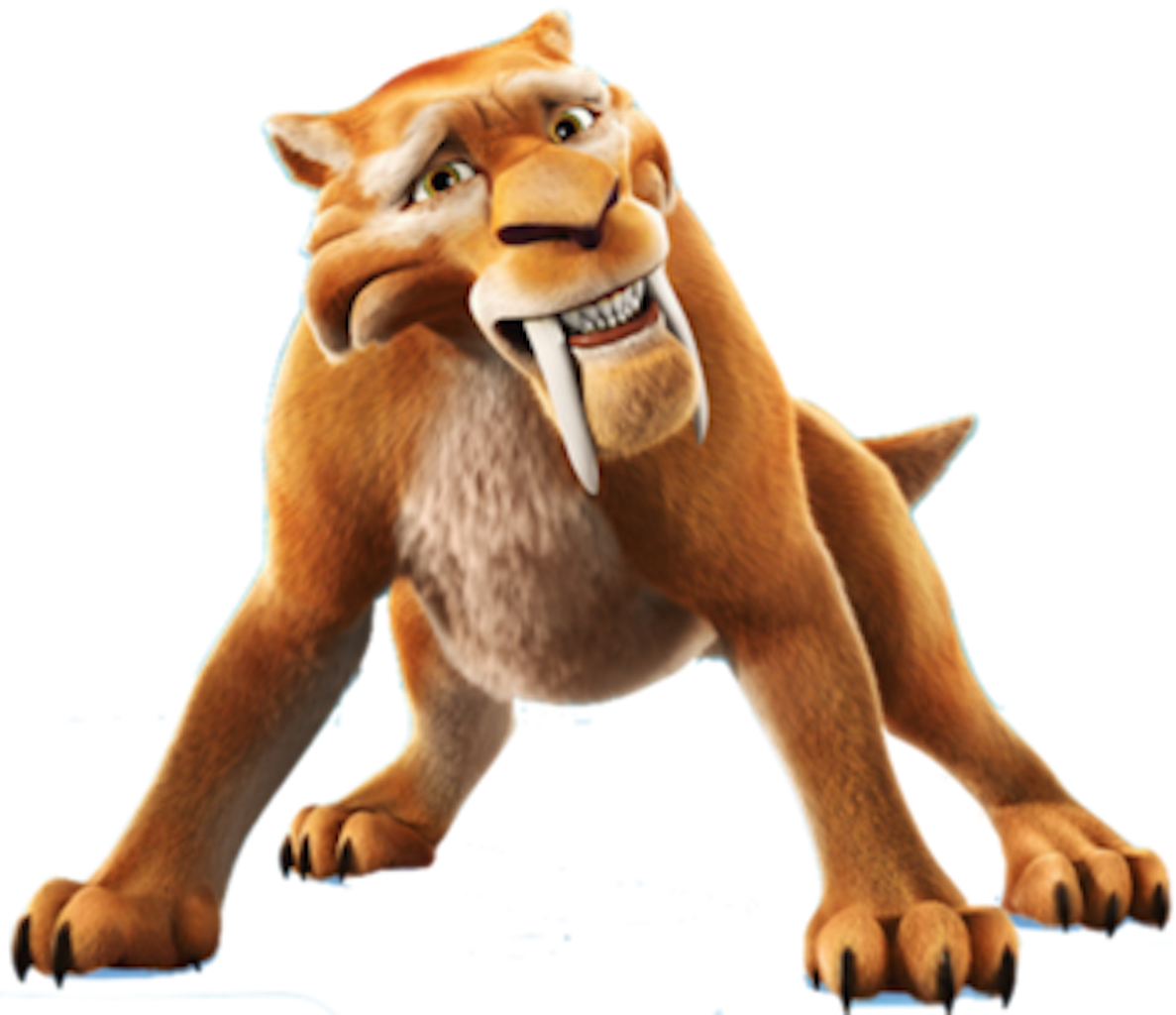 Ice Age Png - Ice Age Characters Lion (1008x871), Png Download