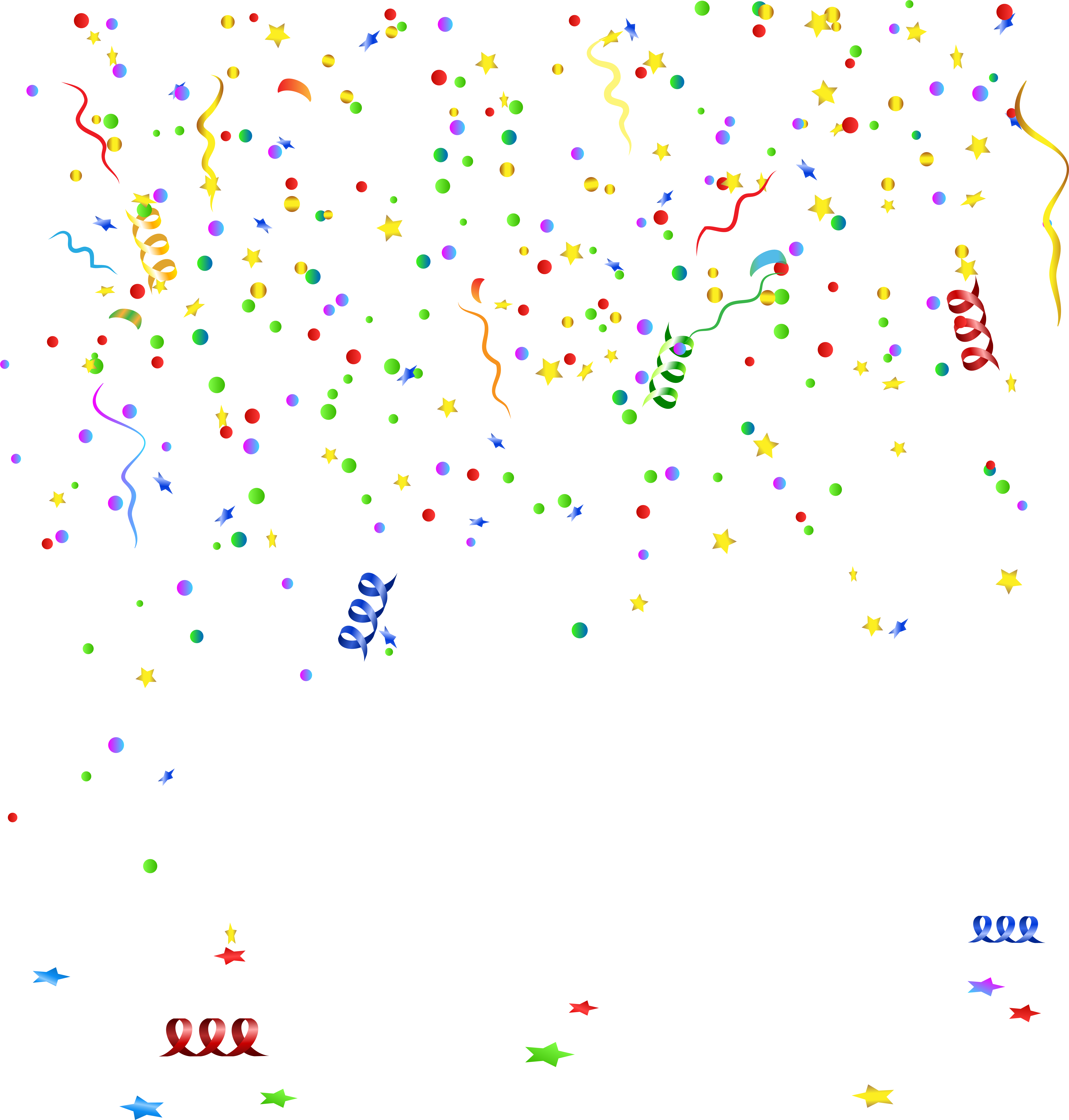 Confetti.png (7653x8000), Png Download