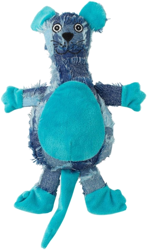 Goofrageous Mouse Dog Toy 30cm - Pet Rageous Goofrageous Mouse Dog Toy, 12'', Blue (510x820), Png Download