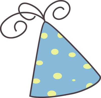 Blue Party Hat - Blue Party Hat Clipart Png (400x390), Png Download