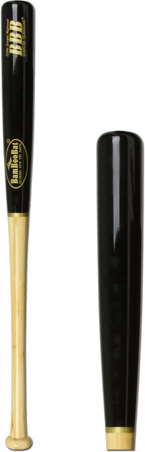 Bamboobat Bamboo Wood Youth Baseball Bat - Bamboobat Bamboo Wood Youth Baseball Bat: Hnbby Natural/black (800x1600), Png Download