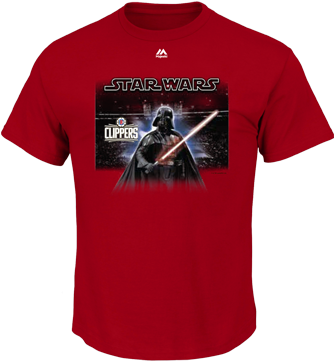 La Clippers Star Wars Vader Arena T-shirt - Maroon Texas A&m Aggies (360x480), Png Download