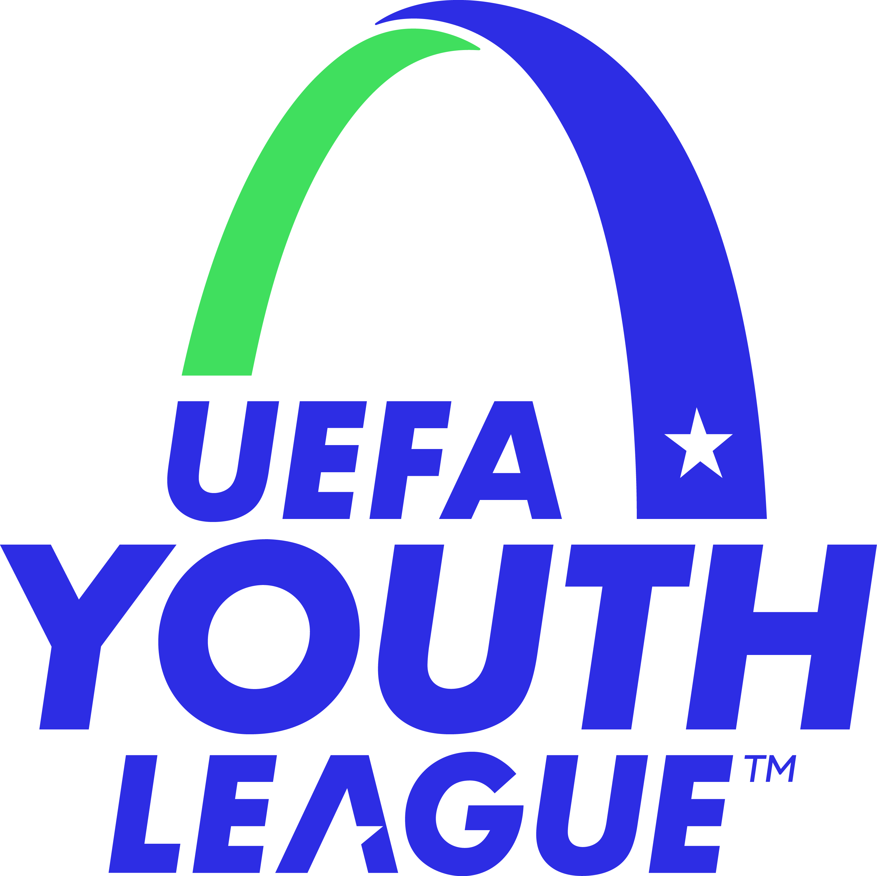 Uefa Youth League Logo (2906x2905), Png Download