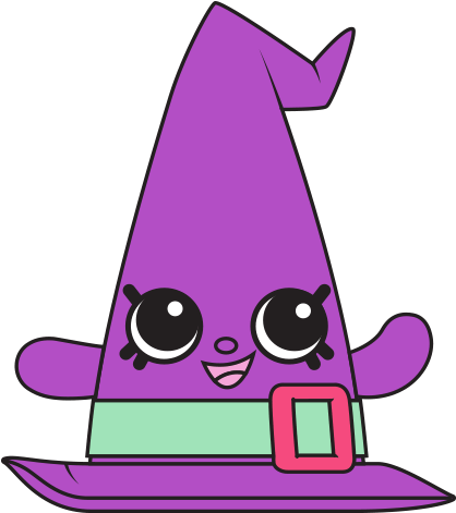 Shopkins Season 7 Fancy Dress Party Shopkins Team Witchy - Shopkins Season 7 Witchy Hat (575x475), Png Download