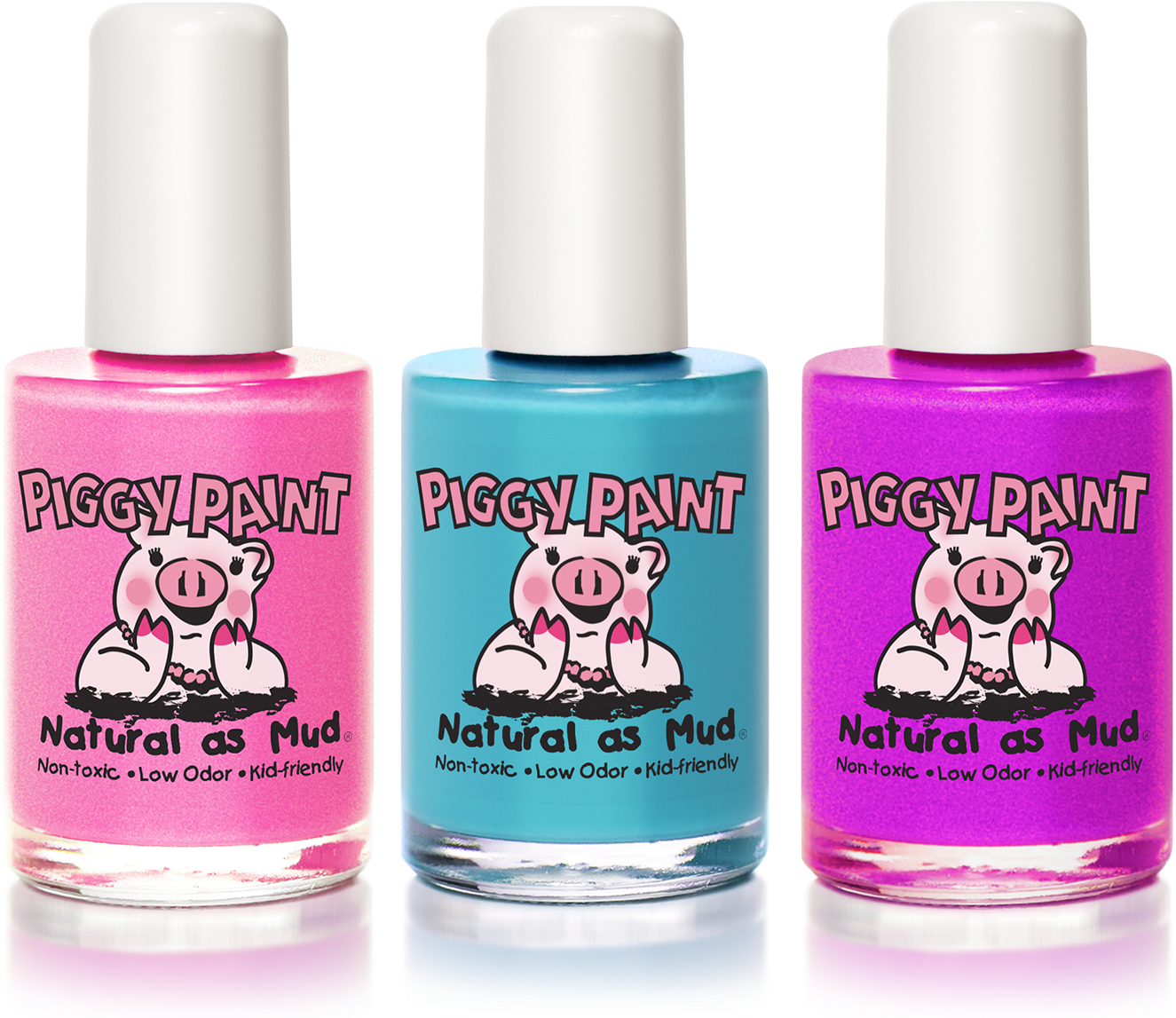 Piggy Paint, Nail Polish, Birthday Bash Gift Set, 3 - Bubble Trouble Piggy Paint (1500x1500), Png Download