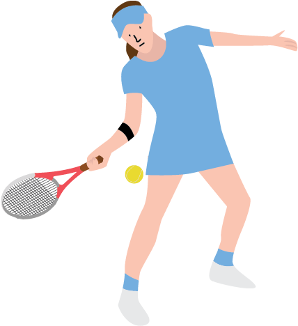 Reasons To Date A Tennis Player - Tennis (591x591), Png Download