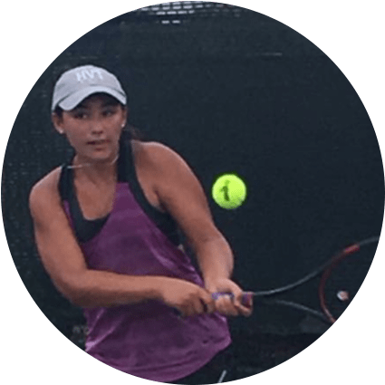 Female Tennis Player During Practice - Soft Tennis (450x450), Png Download