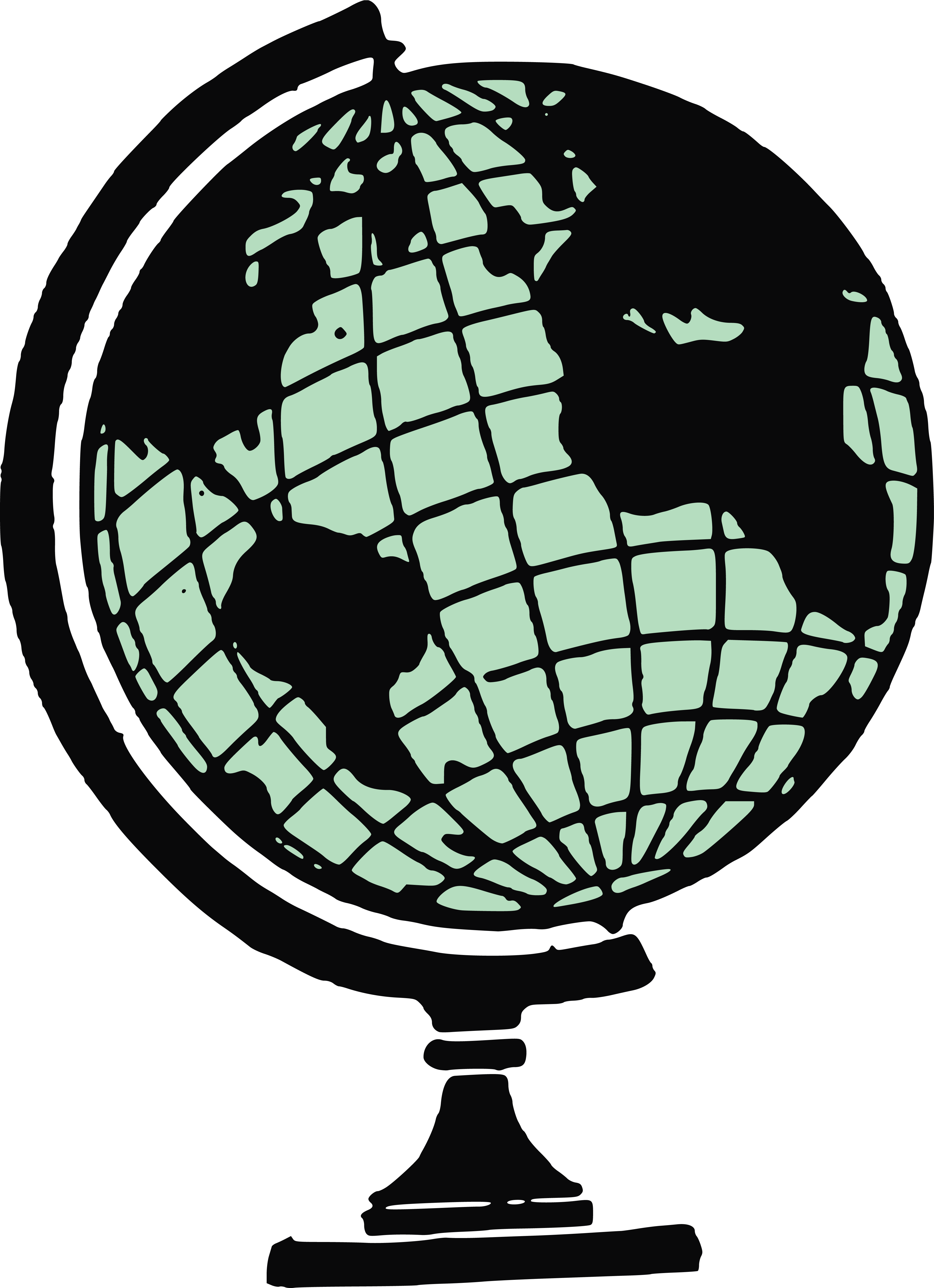 , , - Globe Clip Art Free (4000x5515), Png Download