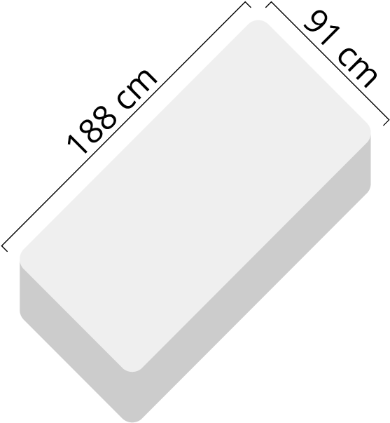 View Single Beds - Palmerston North (800x800), Png Download