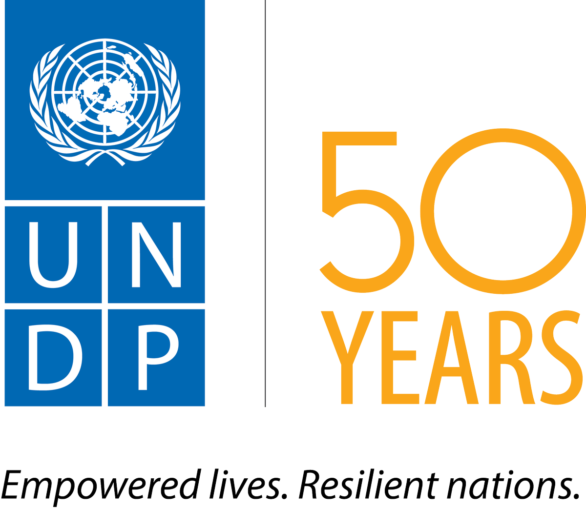 Happy 50th Birthday @undp 50 Years Of Building Resilient - United Nations (1200x1043), Png Download