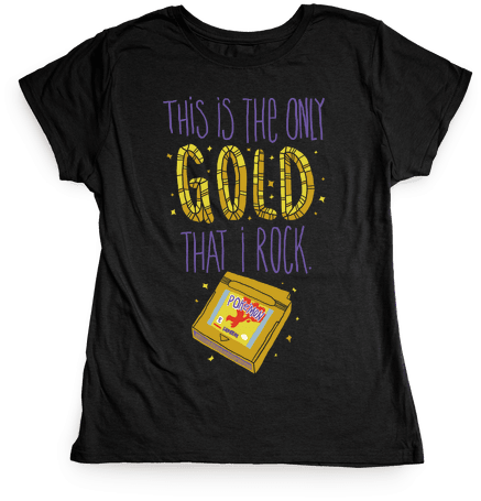 Gold Version Womens T-shirt - Dark Humor T Shirts (484x484), Png Download